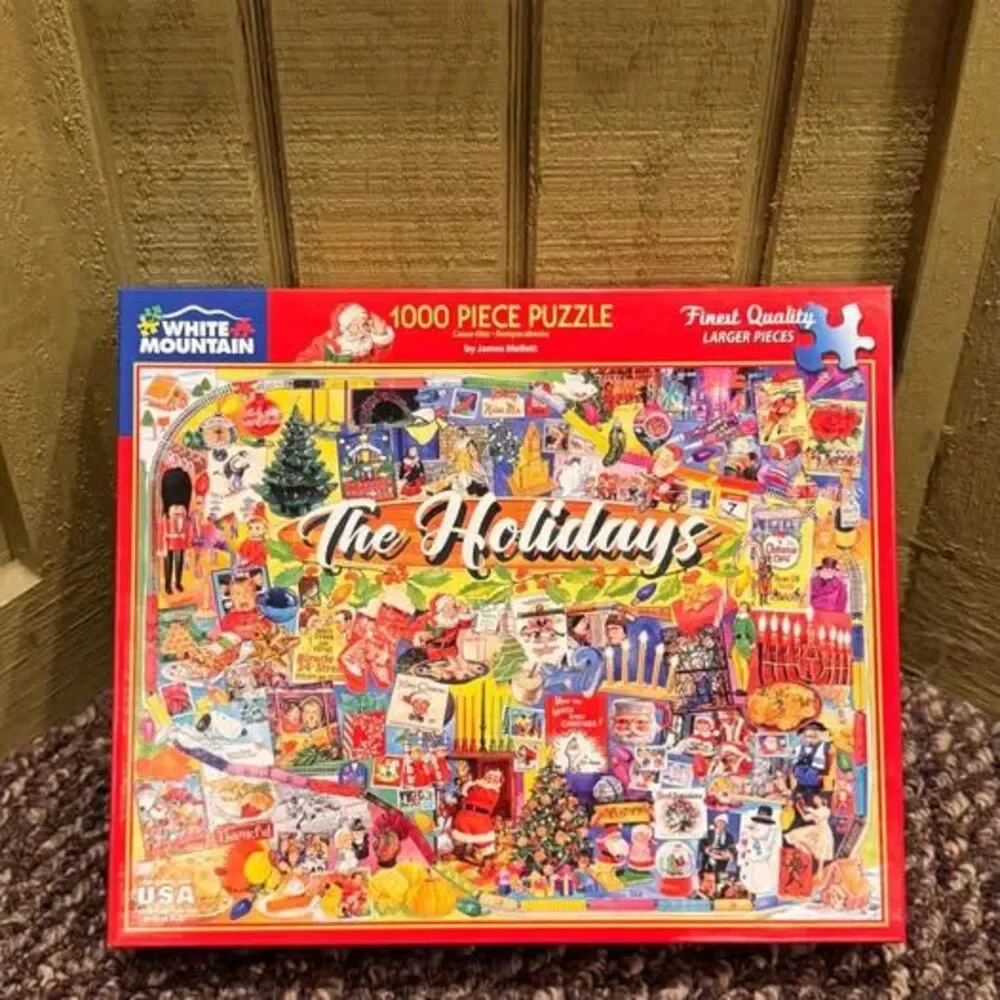 White Mountain The Holidays 1000 Piece Puzzle